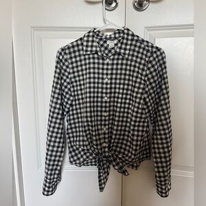 J. Crew gingham spring top